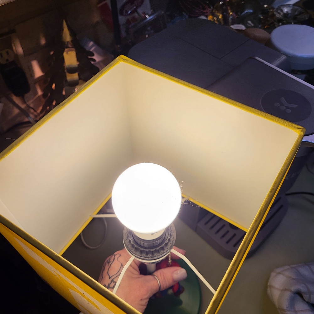 Yellow Question Block Lamp - Picture 13 of 14